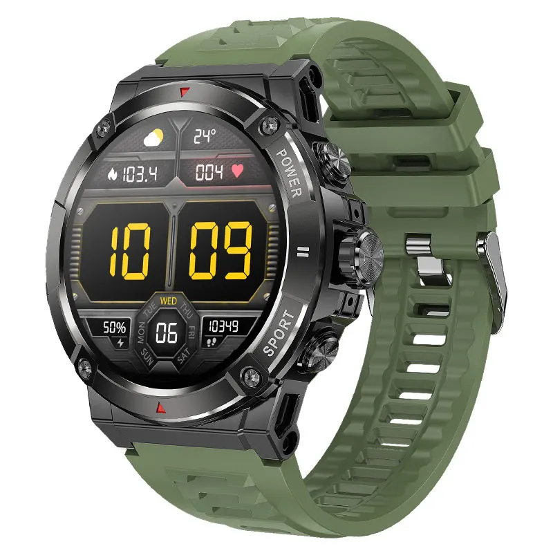 NEW GPS Smart Watches For Men IP68 Waterproof Smartwatch AOD Electronic Digital Fitness Watch Off-line map Local music playback