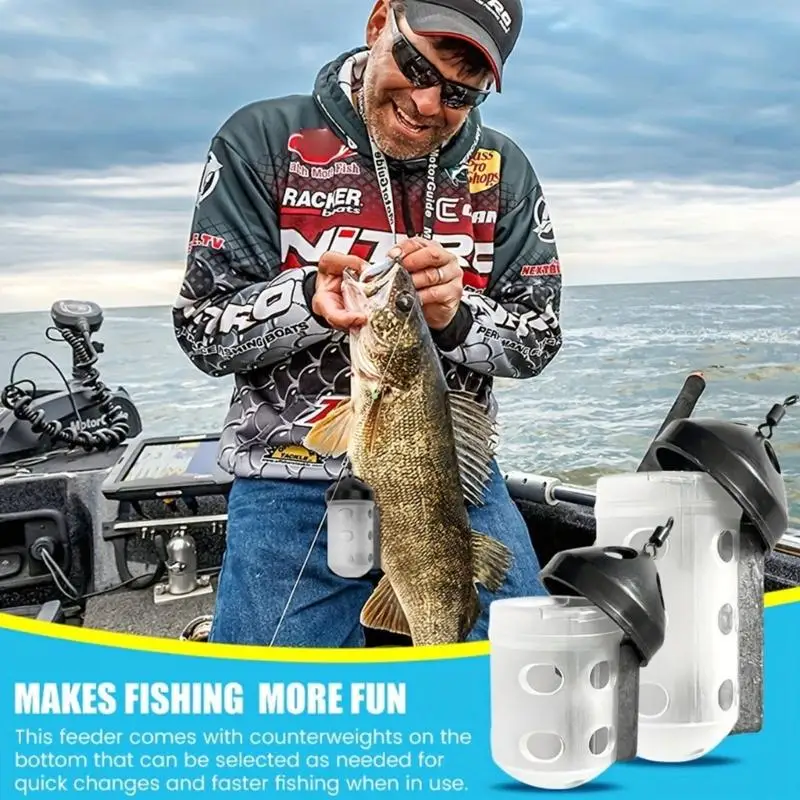 مضغوطة كاربس غطس صيد الأسماك الأداة الدقة التي تصب الطعوم موزع الصيد K1YF