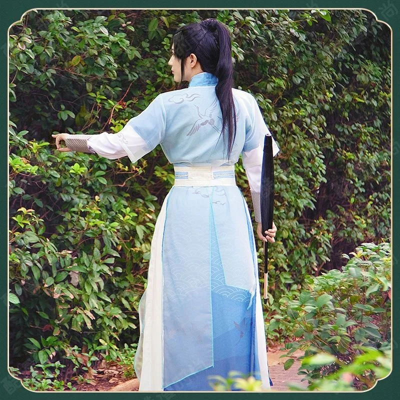 Costume de Cosplay de Dessin Animé Er Ha Mo Run Shi mei Xue Meng, Uniforme d'École de la Mort Han Fu, Accessoires de ixde Carnaval d'Halloween