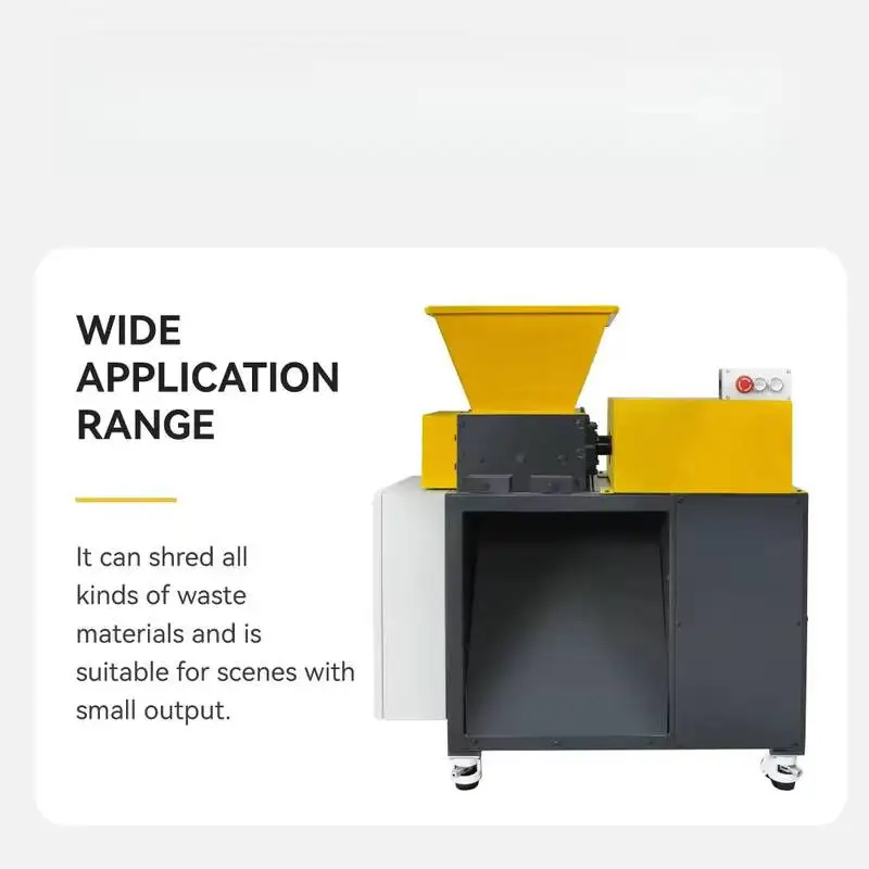 SGM-200A Mini Automatic Waste Metal Small Dual-Axis Paper And Plastic Bottle Shredder On Sale