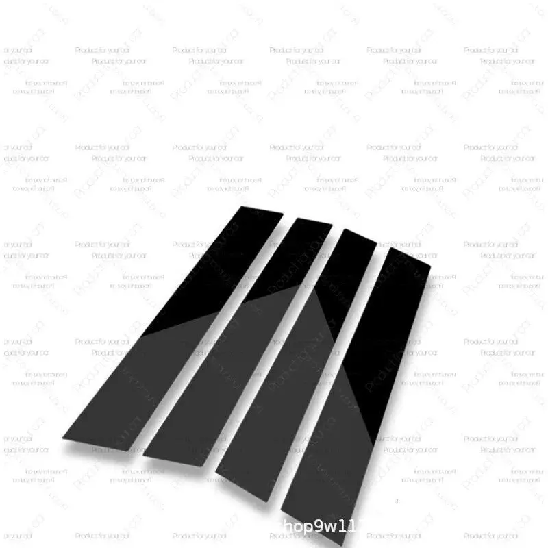 6x Window Pillar Posts Set Cover Door Trim For Porsche Cayenne MACAN Panamera