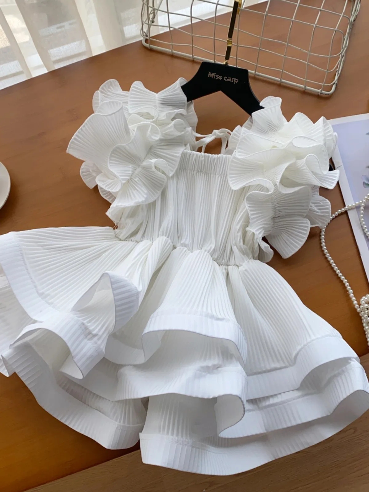 エレガント シンプル レディース シャツ 秋シーズン ギャザーウエストデザイン レースエッジ 半袖 快適 通気性 韓国風