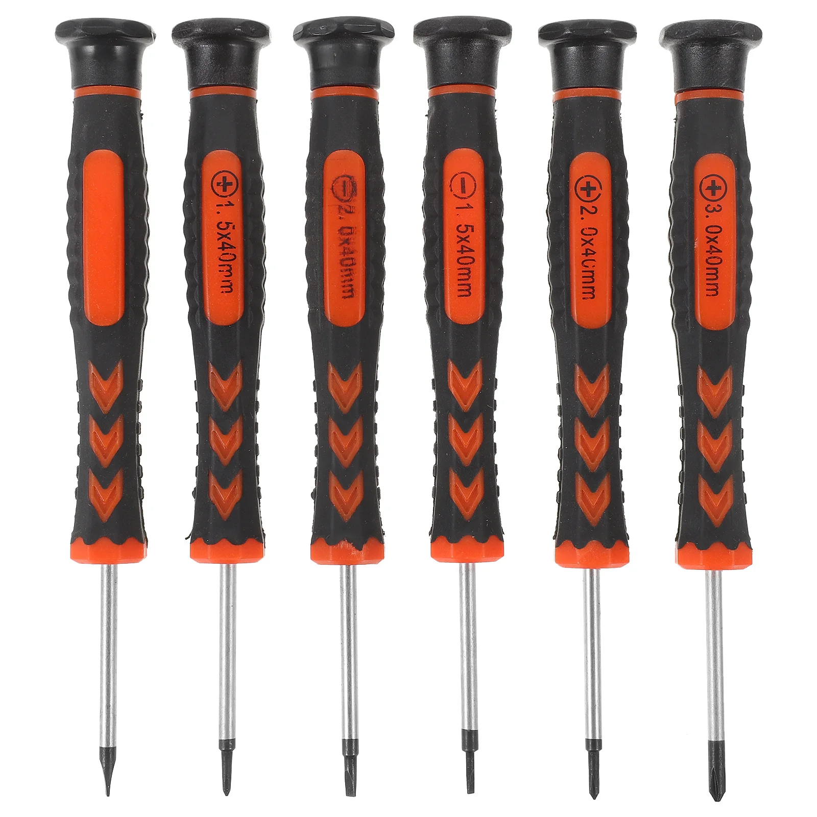 1 مجموعة 6 في 1 طقم مفك برغي دقيق أداة إصلاح متعددة الوظائف للإلكترونيات ساعة مجوهرات الفولاذ المقاوم للصدأ مقبض دائم