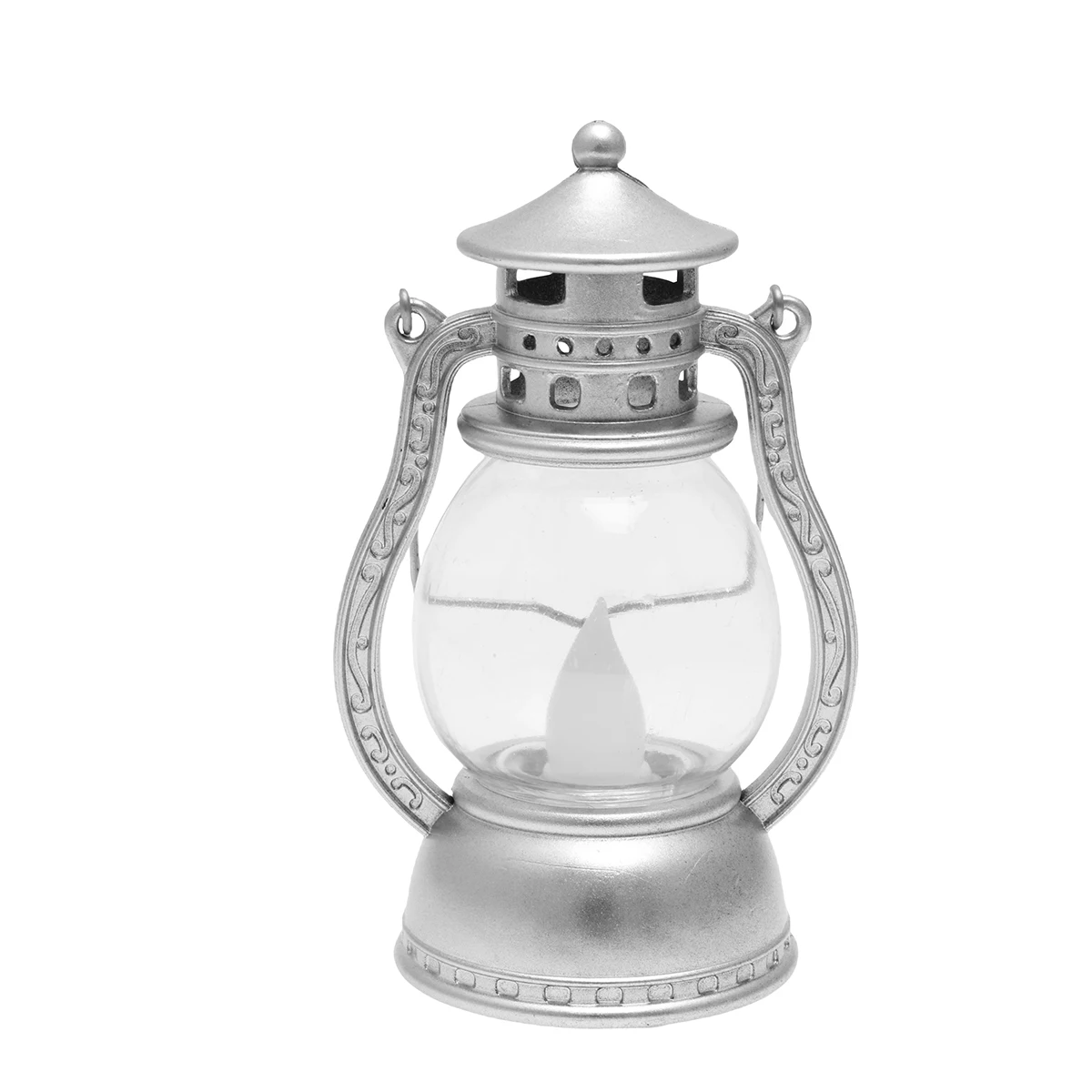 

Stimulation Lantern Halloween Portable Light for Outdoor Indoor Decor Haunted Party Performance Props Silver