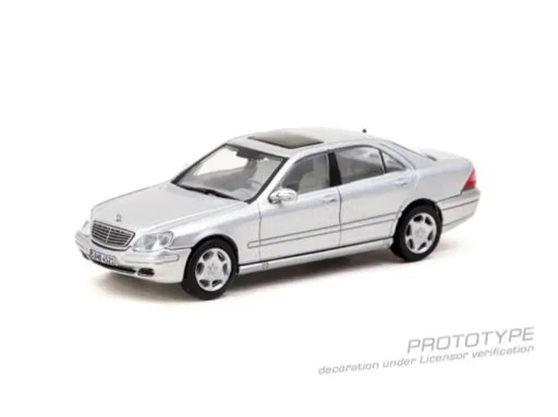 Tarmac Works 1:64 S-Class Brilliant Silver Metallic Diecast Model Car