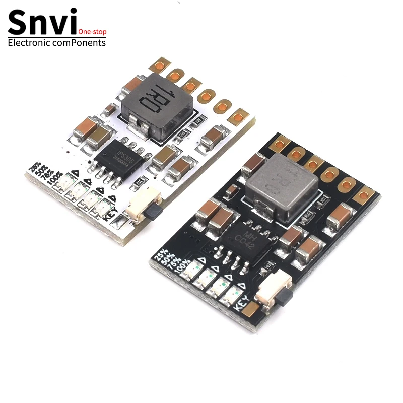 Snvi 1pc MH-CD42 CD42 DC 5V 2.1A Mobile Power Diy Module 3.7/4.2V Charge/Discharge(boost)/battery protection/indicator Board