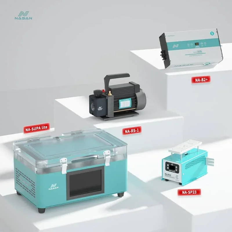 

Nasan 4in1 Cellphone Repair Combo Phone Screen Refurbish Tools Laminating Machine NA-SUPA LITE 1 NA-B2+ RS1 SP23 Repair Tools