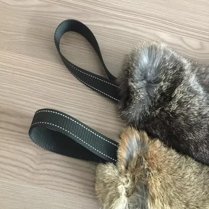 Training Dog Simulation Rabbit Dog Toys Thickened Rabbit Skin Training Dog Gods Fake Prey Simulation Rabbit For Dog Chewing