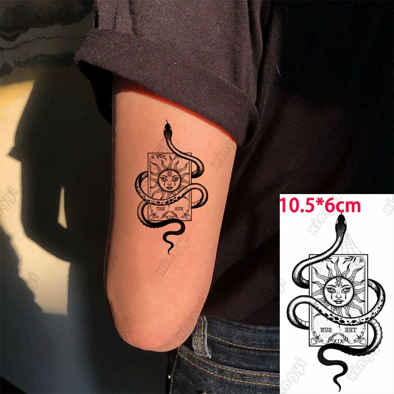 Tatouage Temporaire Étanche pour Hommes et Femmes, Faux hypothécaire oo Autocollant, Petite Taille, Croix de Jésus, Rose, Injecteur de Salle, Corps, Bras, Pied