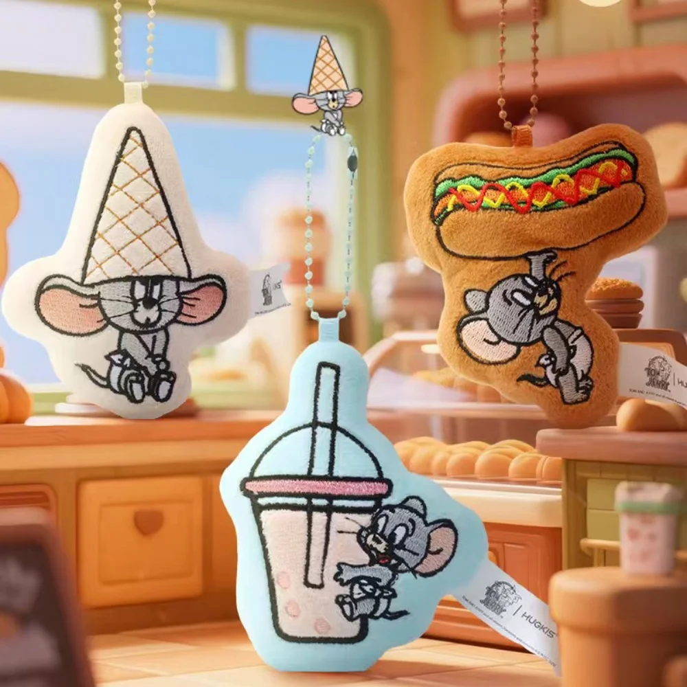 本物のアニメトムとジェリー ミニ磁気ぬいぐるみ漫画猫とネズミシリーズぬいぐるみ冷蔵庫装飾デカールバックパック装飾ギフト