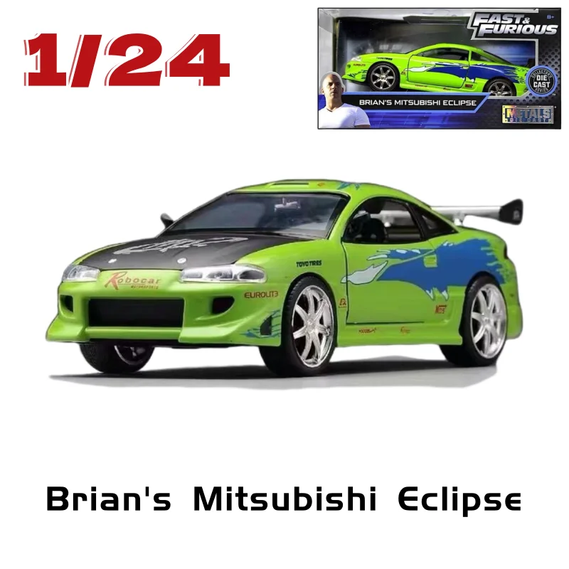 

Jada Diecast 1/24 Scale Brian's Mitsubishi Eclipse Alloy Car Model The Fast & Furious Series Is Limited Edition Original Box