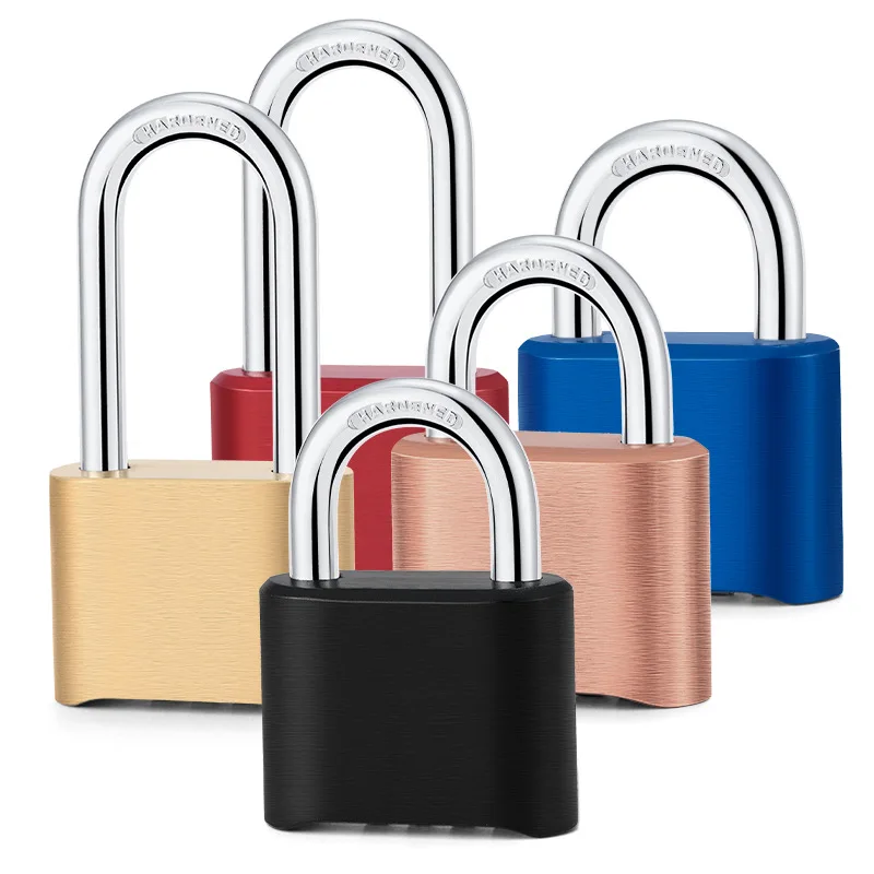 1PCS High Quality 4-Digits Waterproof Heavy Duty Rustproof Strong Hardened Door Lock Code Lock Padlocks for Indoor Outdoor Fence
