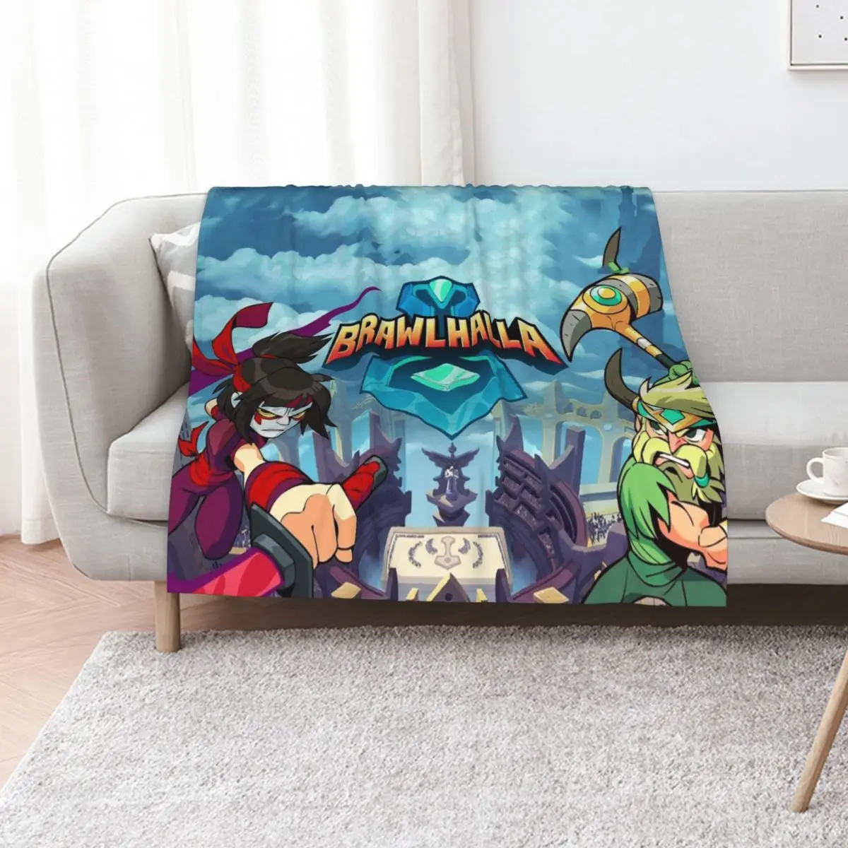 

Super brawlhalla Throw Blanket For Sofa Thin Heavy christmas gifts Plaid Blankets