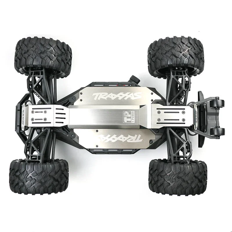 Model Car Metal acciaio inossidabile Set completo armatura protezione telaio 1/10 RC auto TRAXXAS MAXX parti fai da te