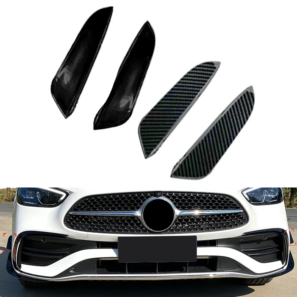 

2Pcs Car Front Bumper Side Lip Splitter Spoiler Decorative Trims For Mercedes Benz W206 C Class C300 C63AMG 2022