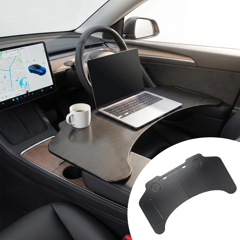 Folding Car Steering Wheel Board Laptop Foldable Desk Mount Eating Drinks Tray Holder For Tesla Model 3 Highland Y Juniper YL