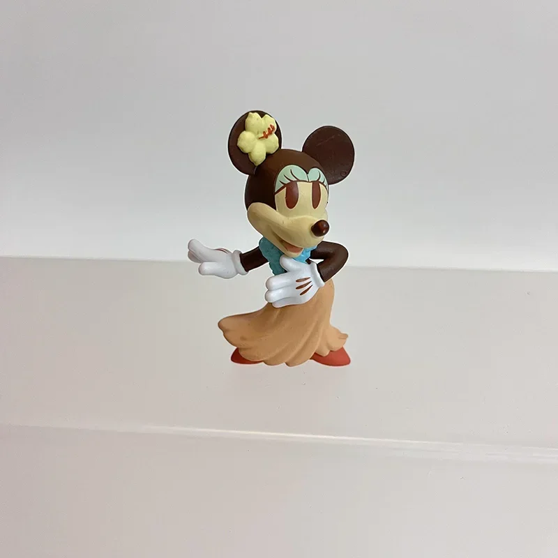 Genuine Bulk Pack Disney Mickey Mouse Minnie Mouse Kawaii Cute Doll Gifts Toy Model Anime Figures Collect Ornaments