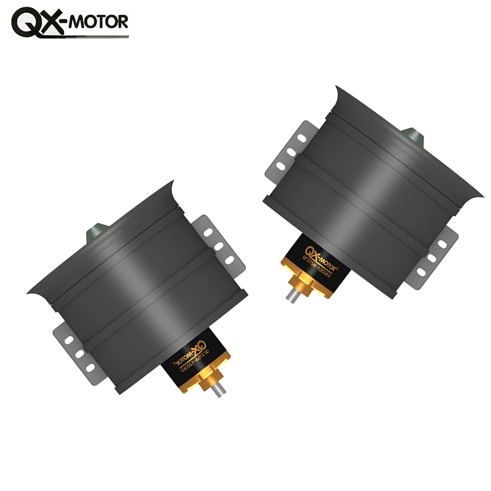 90mm EDF (8S) QX-MOTOR  1200KV CW CCW 12 bladed fan propeller for FMS RC aircraft drone model spare parts