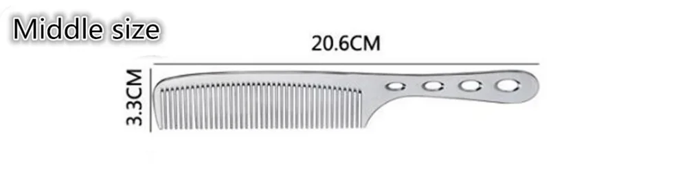 Space Aluminium Haarkamm Pro Friseurkämme Mellado Petit Hansen Волос Haarschneiden Sterbende Haarbürste Friseurwerkzeuge Salon Mithelfer – Detail 2