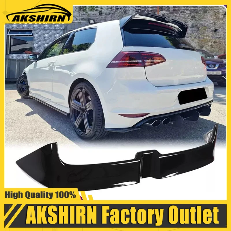 Oettinger Style Roof Spoiler For Volkswagen Golf7 MK7 7.5 GTI GTD GTE (Not For R) ABS Plastic Rear Spoiler Aleron 2013 -2020