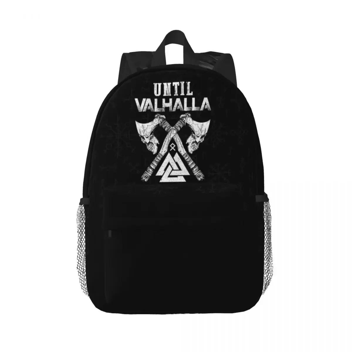 

Viking Warrior Until Valhalla Viking Backpacks Boys Girls Bookbag Fashion Children School Bags Travel Rucksack Shoulder Bag