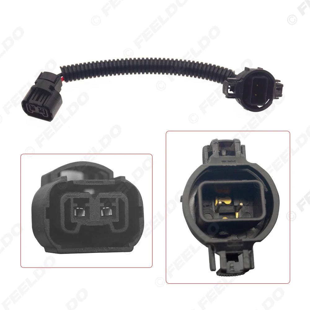 Car LED HID Bulb Wire Headlight Plug Adapter 5202 Male Socket To Female Auto Light Ignitor Igniter Wire Harness Cable