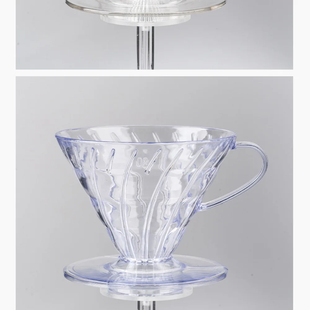 Hand Drip Dripper Coffee Filter Cup Conical Shape Brewing Tool For Family Sharing Coffee Maker Kitchen Gadgets