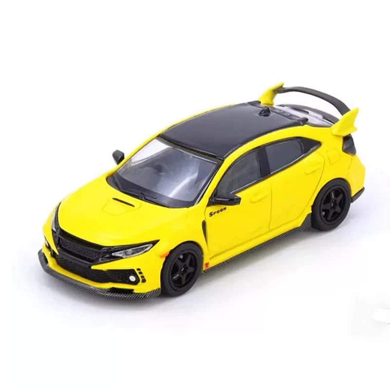 

Diecast Original 1:64 Scale Civic TYPE-R FK8 Simulation Car Alloy Model Static Display Collectible Gift Souvenir Decoration