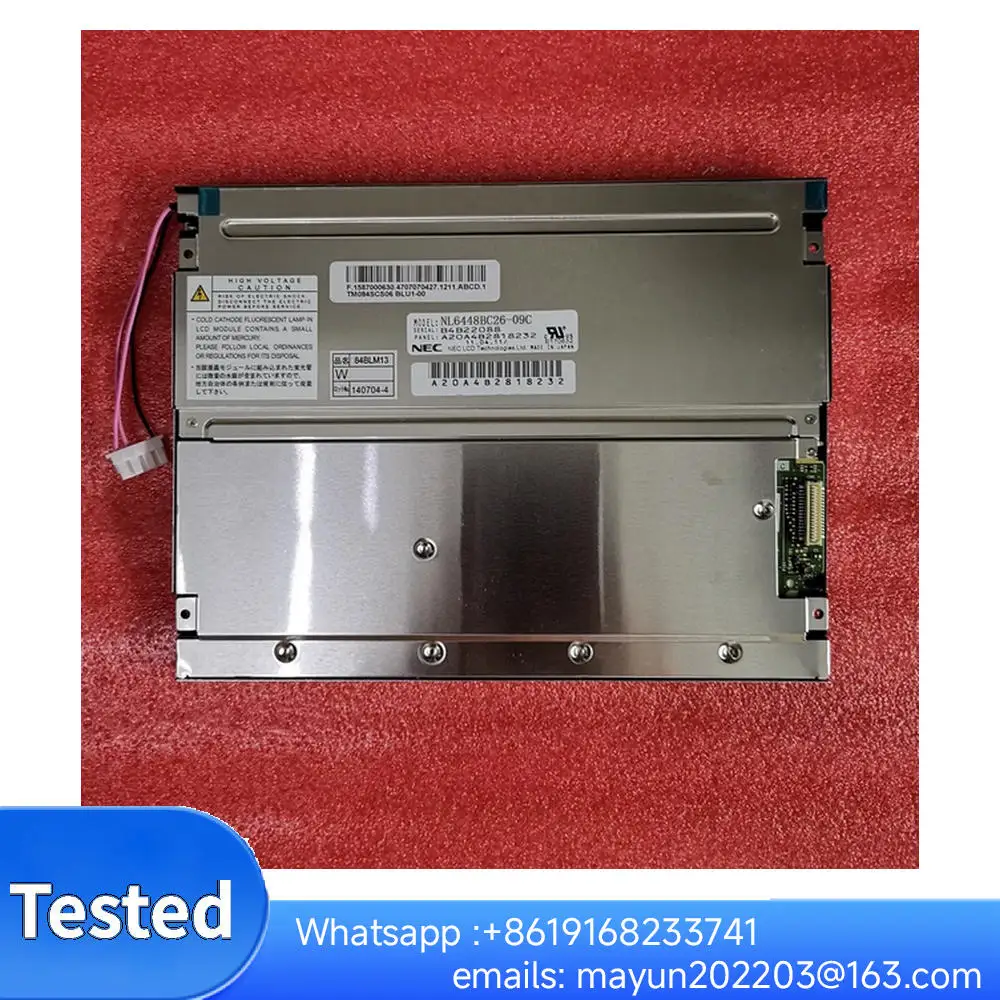 

NL6448BC26-09 NL6448BC26-08 NL8060BC21-02 NL8060BC21-03 NL8060BC21-04 NL8060BC21-06 Оригинальная ЖК-панель дисплея A+8,4 дюйма