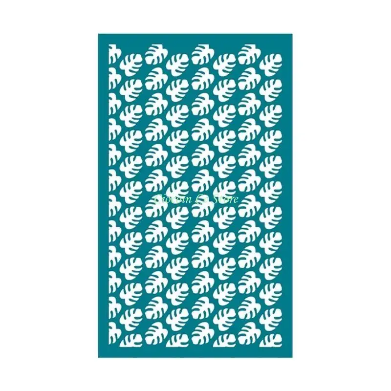 X90F Silk Screen Stencils for Polymers Clay 3.5x6inch Reusable Silkscreens Print Kits for DIY Polymers Clay Jewelry Makings