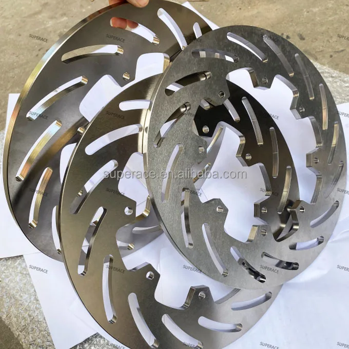 High Performance Titanium 12inch Brake Rotor Disc Inboard For Wilwood Cross-Drilled Slotted Sprint Car Midget Open Wheel Racing