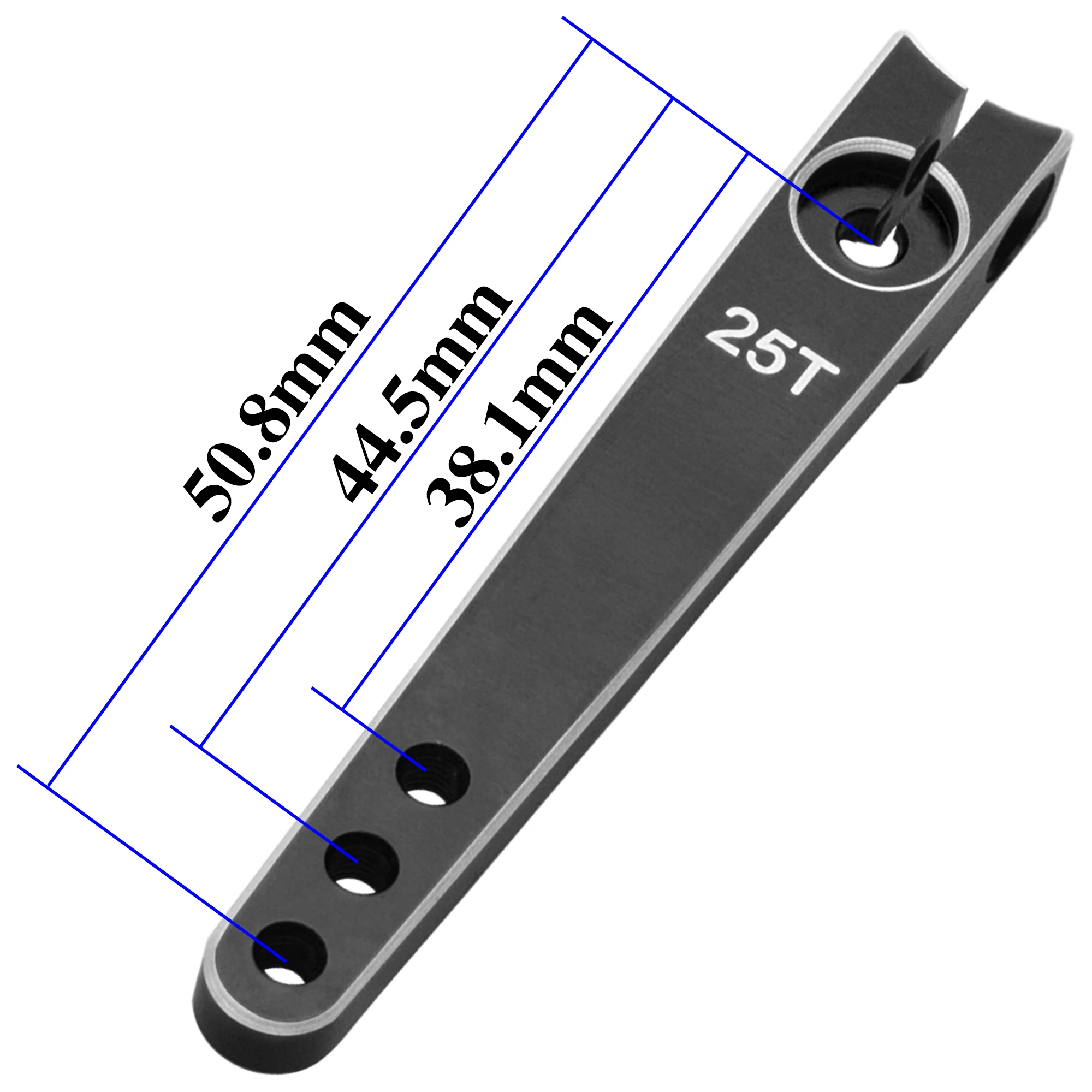 3Pack 25T Servo Braccio Corno Bracci Sterzo In Alluminio per Futaba Hitec Savox Servomotori di Potenza Misura RC Crawler Auto Aereo Aereo Barca
