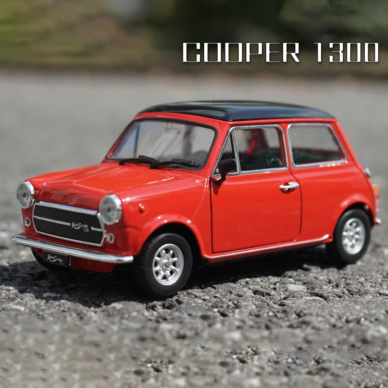 WELLY 1:24 Mini Cooper 1300 car alloy car model simulation car Diecasts model decoration collection gift boy toy B659