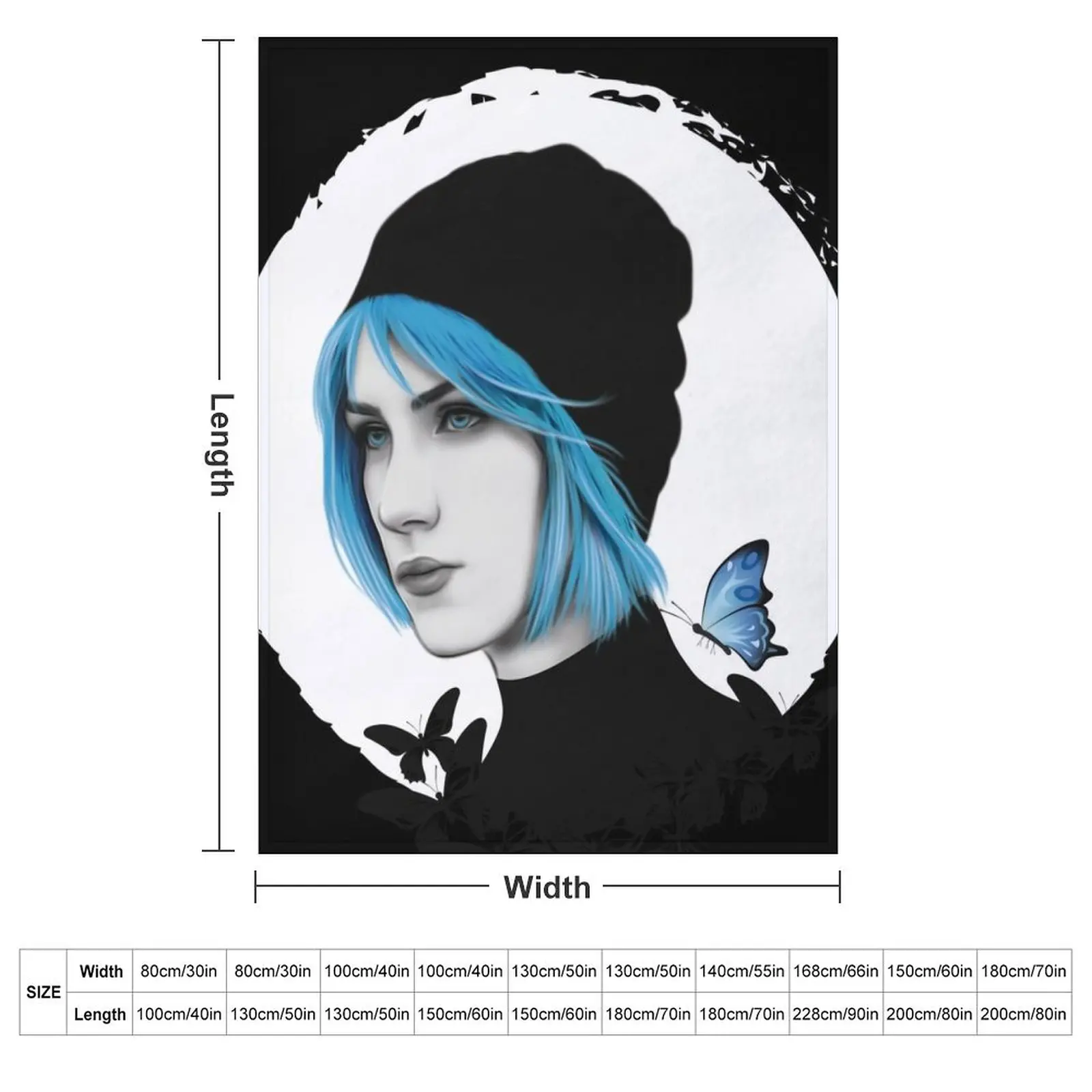 Chloe Price - Life is Strange Throw Blanket Soft Personalized Gift Camping Soft Plaid Blankets