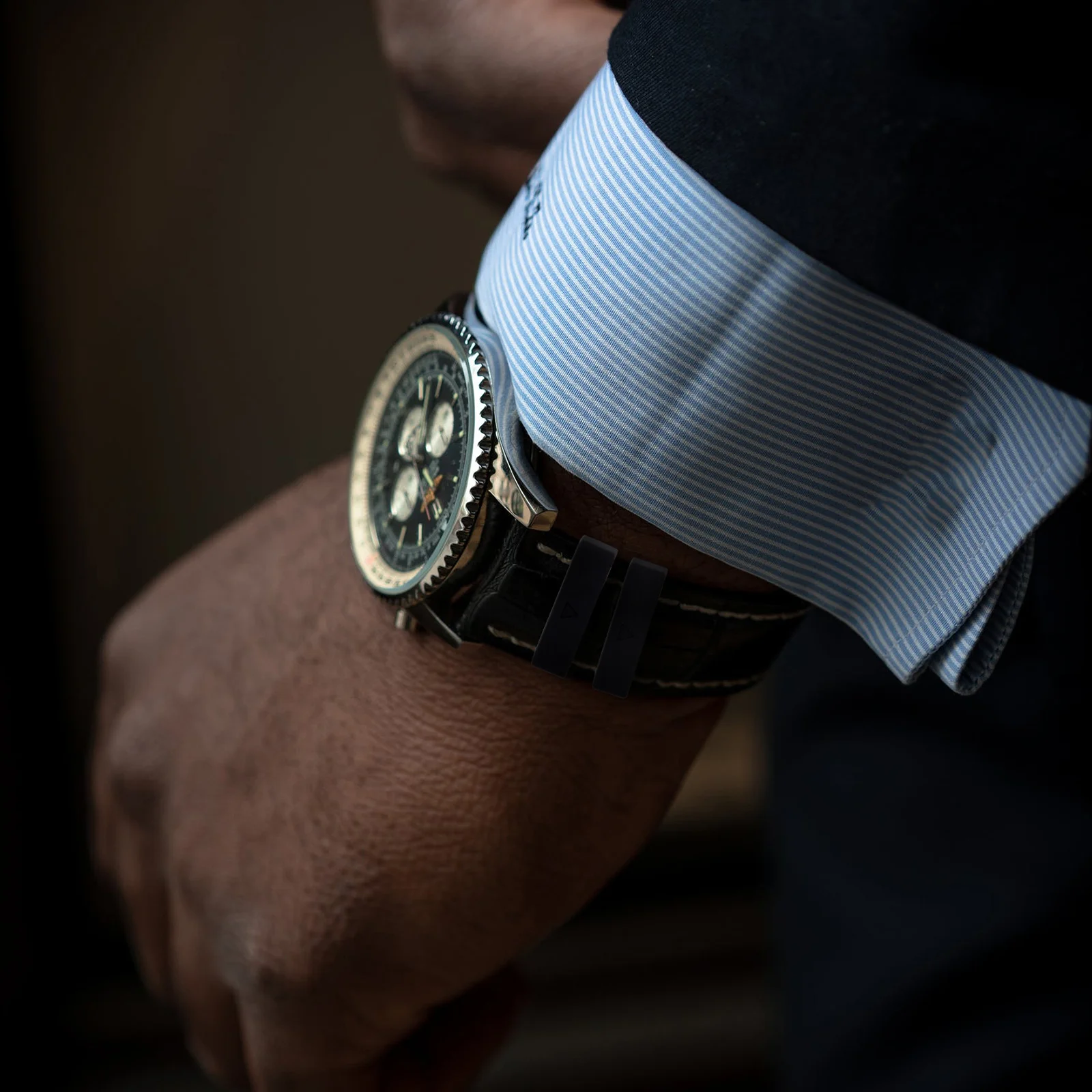 2 pçs pulseira de relógio loops silicone anéis móveis substituição para perdido ou danificado loops compatível 5x preto