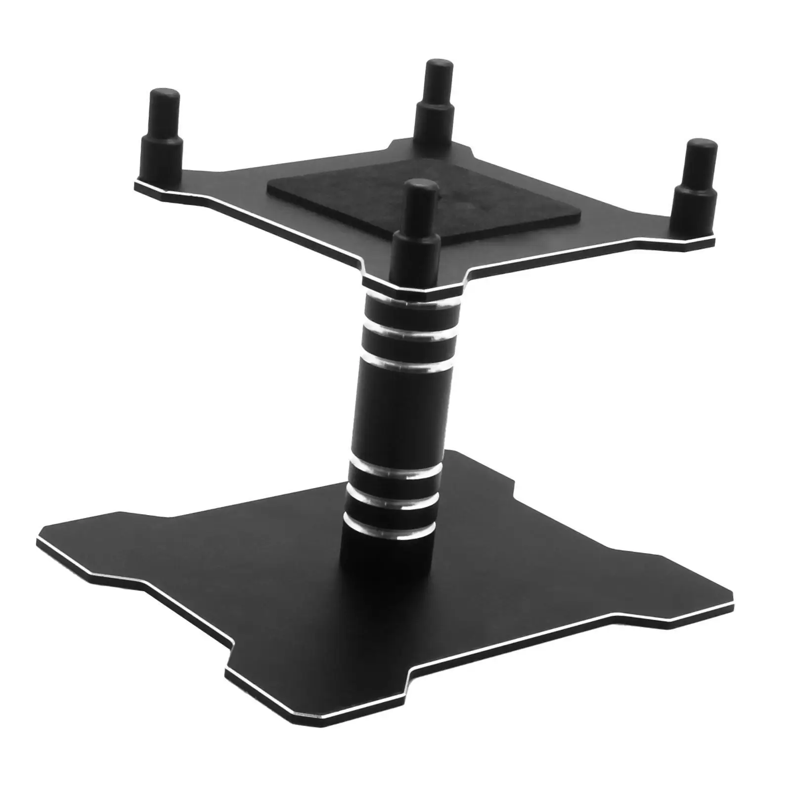 

RC Car Work Stand Non Slip Practical Platform Convenient Repair Workstation Rotatable for 1/10 1/8 Scale Model Car Crawler