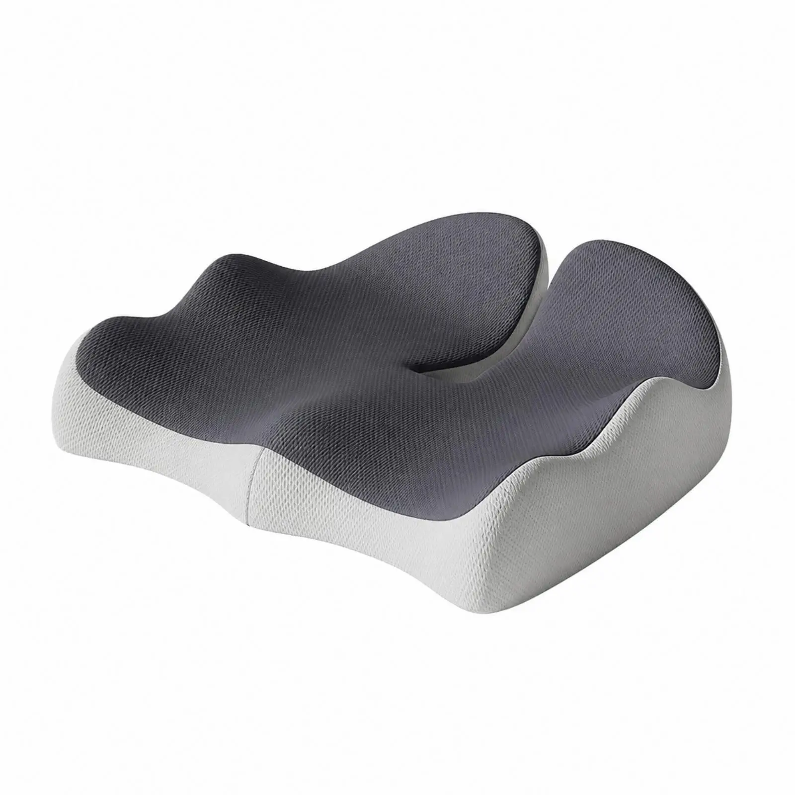 Ergonomic for seat Cushion with Cutout Design for Posture Support Memory Foam Pad for Work and Driving Chairs