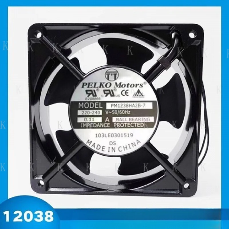 C   FOR  PELKO MOTORS PM1238HA2B-7 220V-240V 0.11A Inverter High Airflow Cooling Fan