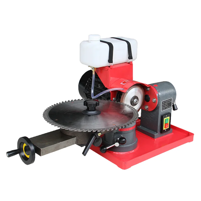 370W Circular Saw Blade Grinder Sharpener Machine 5 Inch Wheel Rotary Angle Mill Grinding for Carbide Tipped Saw Blades 220V