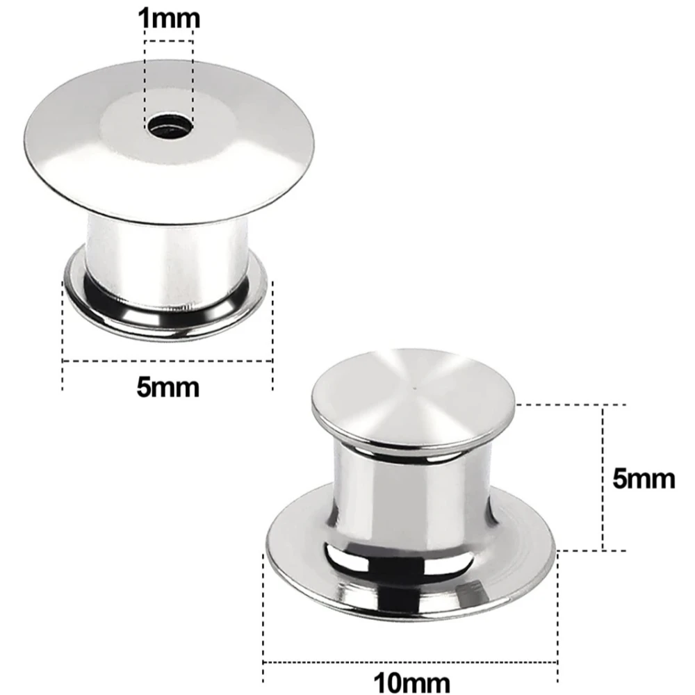 10/30/50 piezas Broches de seguridad metálicos con cierre de seguridad para accesorios de fabricación de joyas DIY, fornituras y manualidades
