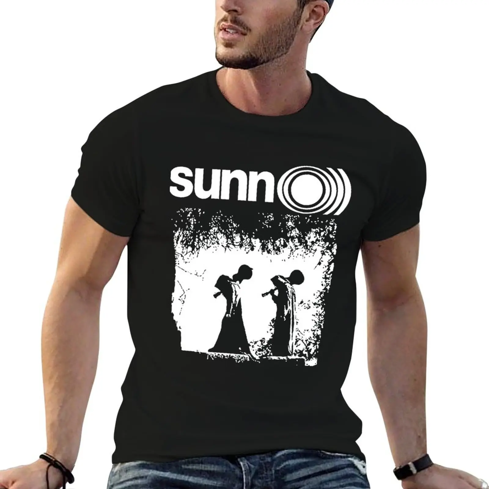 Camiseta Sunn O - Doom Black Metal, modelo de camiseta, moda feminina, camiseta engraçada para o papai.