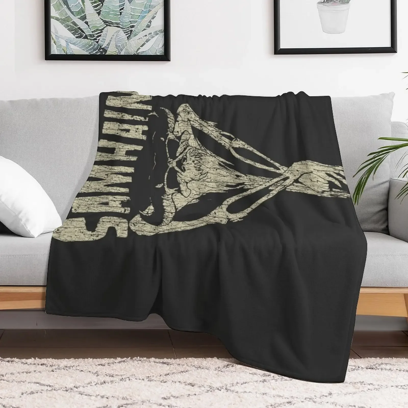 Samhain Scarecrow 1983 Throw Blanket