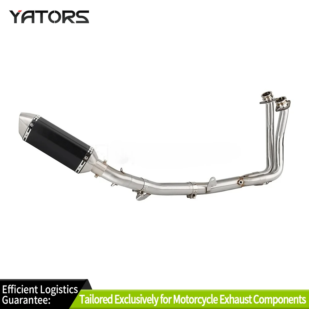 

Slip-on Motorcycle Exhaust Muffler With Header Link Pipe For Honda Transalp 750 2023 2024 Hornet 750 CB750 CB 750 XL750 Escape