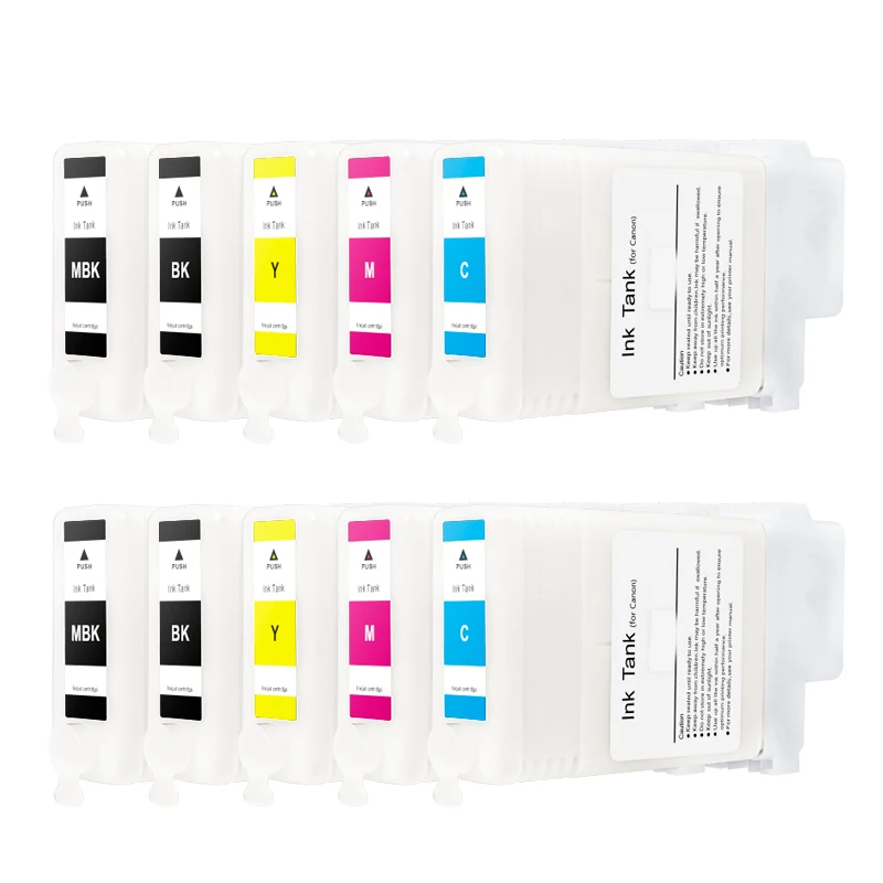 PFI 120 PFI-120 Refillable Empty Ink Cartridge With Chip For CanonTM-200 TM-300 TM-205 TM-250 TM-305 TM-350 GP-200 300 Printer