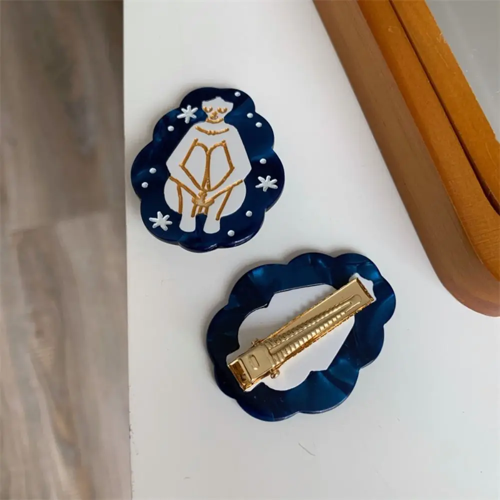 Clip laterale Sirena di cristallo Fiore Clip a becco d'anatra Stella Ins Fermaglio per capelli Fungo Zircone Forcine Artiglio per capelli in acetato Barrettes da donna