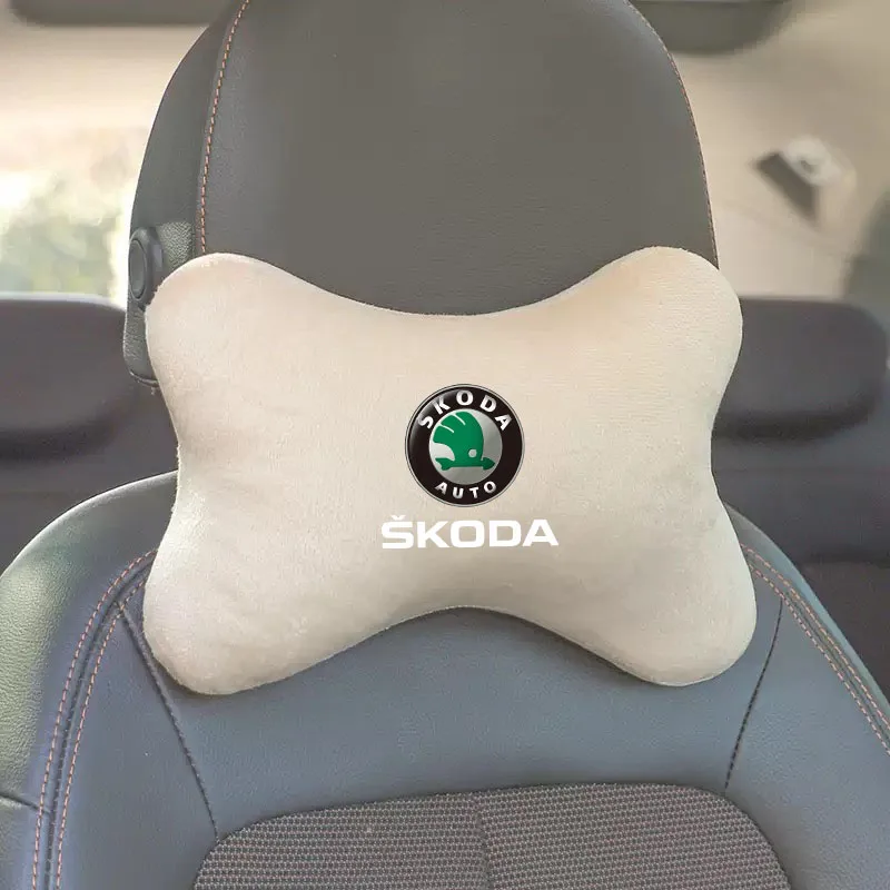 

Car Neck Headrest Pillow Car Seat Neck Pillow Head Neck Support for Skoda Octavia RAPID Superb Fabia Kodiaq Kamiq Karoq Auto