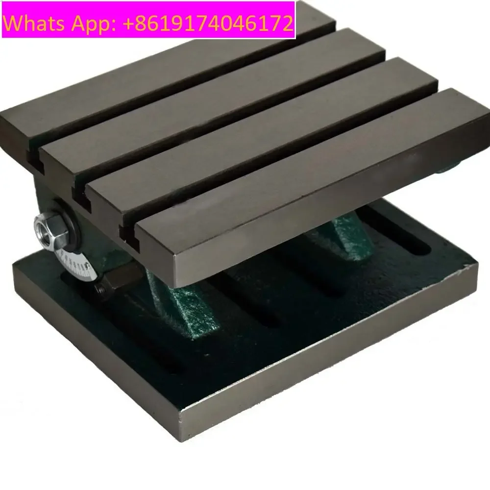 6/8 inch 90degree vertical adjustable angle inclined worktable CNC machining special milling machine drilling machine precision