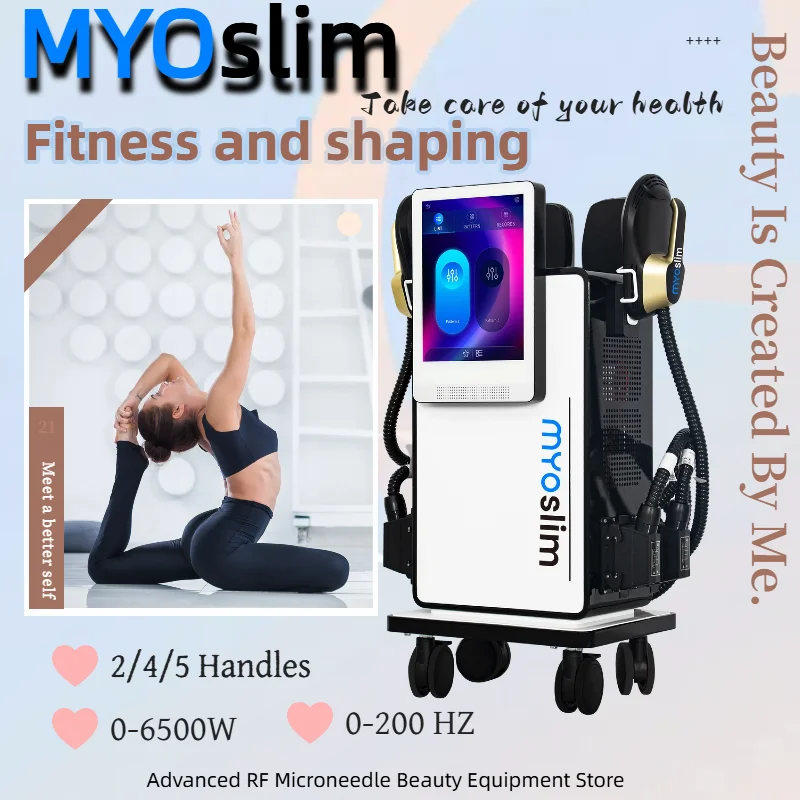 

Myo 6500 Вт радиочастотная машина для коррекции фигуры, скульптура жира, стимуляция мышц для похудения, потеря веса 15 электромагнитных