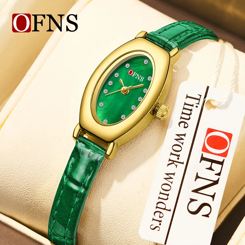 

OFNS 1580 Advanced Women's Quartz Watch Belt Model 3ATM Waterproof, Compact, Lightweight Business and Leisure Watch for Women