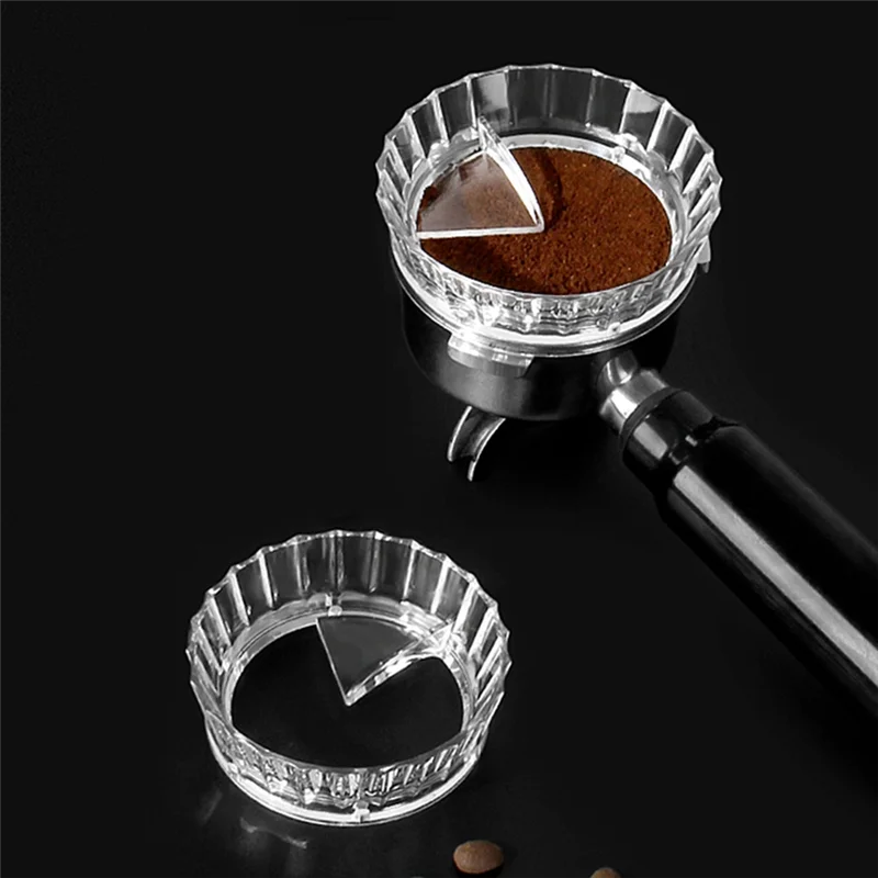 Кольцо для кофейного порошка, кольцо для эспрессо-машины, прозрачное кольцо для сбора порошка против лета, ручка для кофе, кольцо для порошка против лета